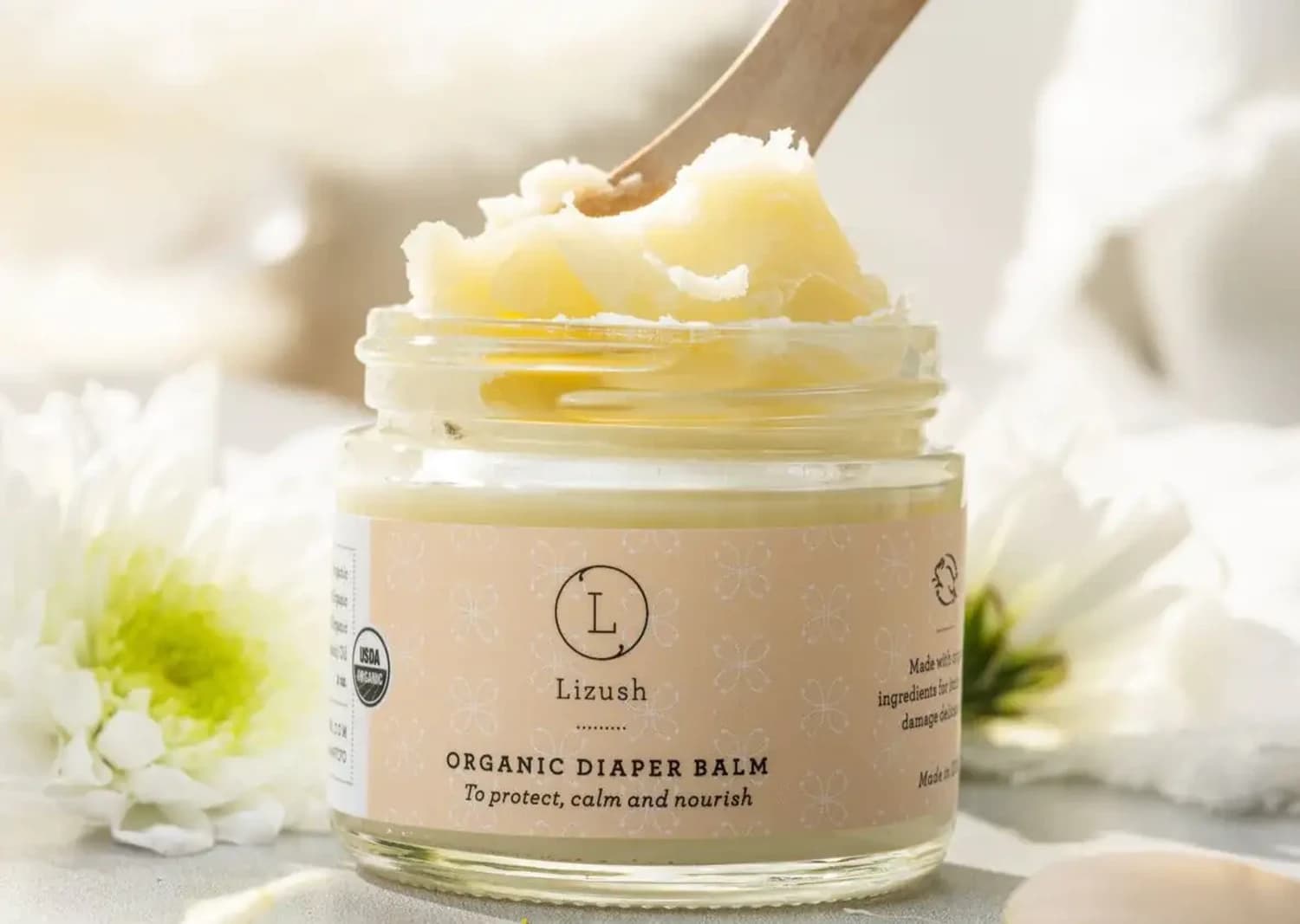 Organic Diaper Balm To protect, calm and nourish